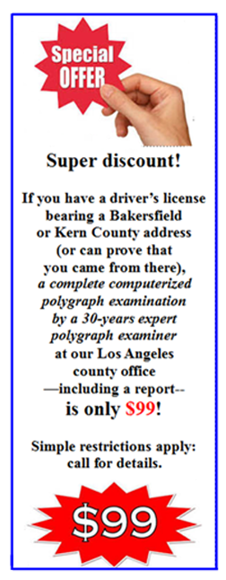 Bakersfield polygraph price